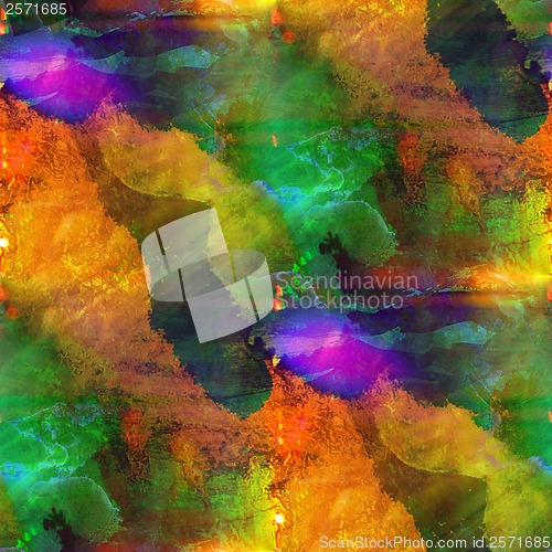 Image of abstract texture yellow, green art water color seamless backgrou