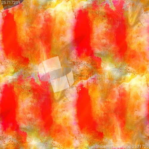 Image of orange, brown paint hand background art seamless wallpaper water