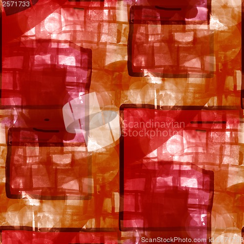Image of seamless brown cubism abstract art texture