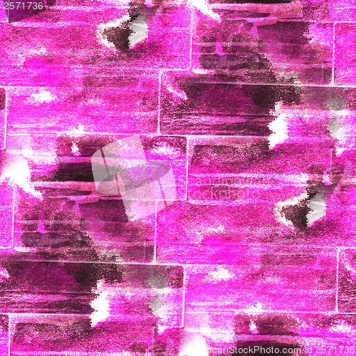 Image of wall watercolor seamless pink, black texture background paint ab