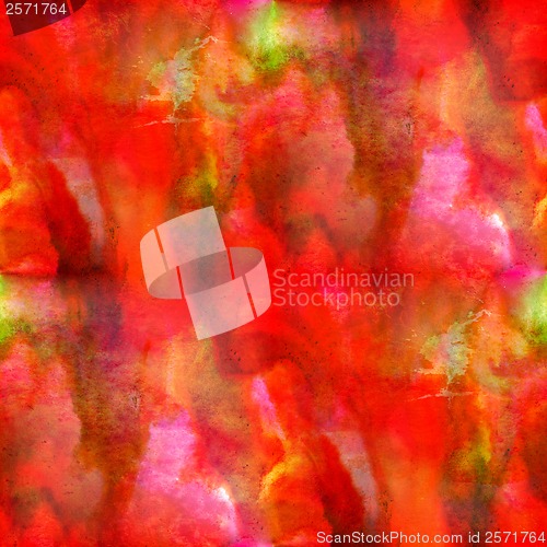 Image of art avant-garde background red hand paint seamless wallpaper wat