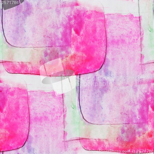 Image of seamless cubism pink, green abstract art Picasso texture waterco