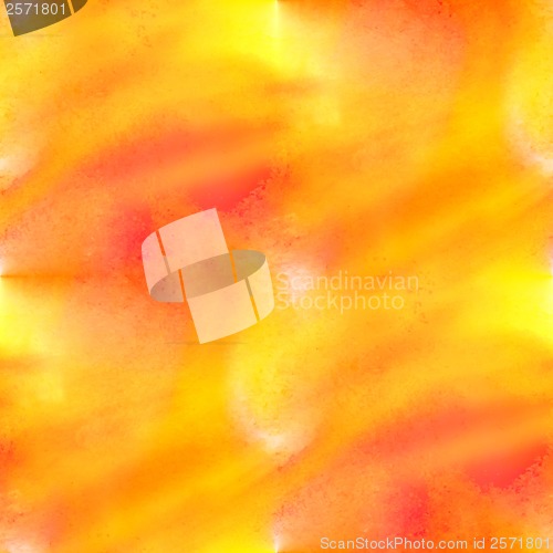 Image of sunlight yellow watercolor orange macro spot blotch texture isol