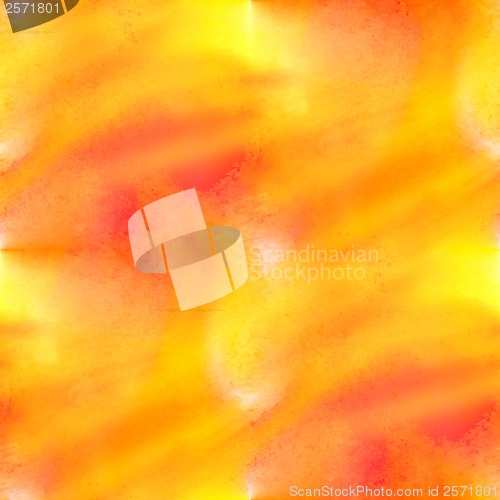 Image of sunlight yellow watercolor orange macro spot blotch texture isol