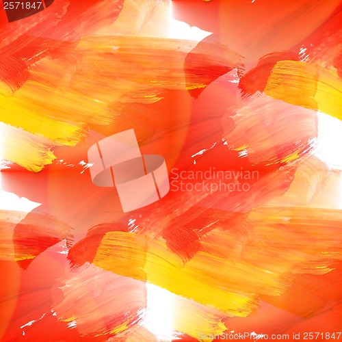Image of glare from paint ink stroke dye red brush texture watercol