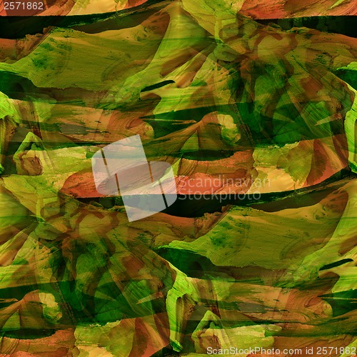 Image of art seamless green, yellow texture watercolor