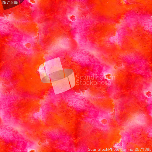 Image of seamless texture watercolor wallpaper red orange background