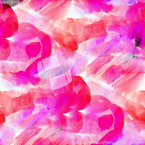Image of background seamless watercolor texture pink abstract paper color