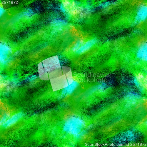 Image of art green seamless texture, background watercolor