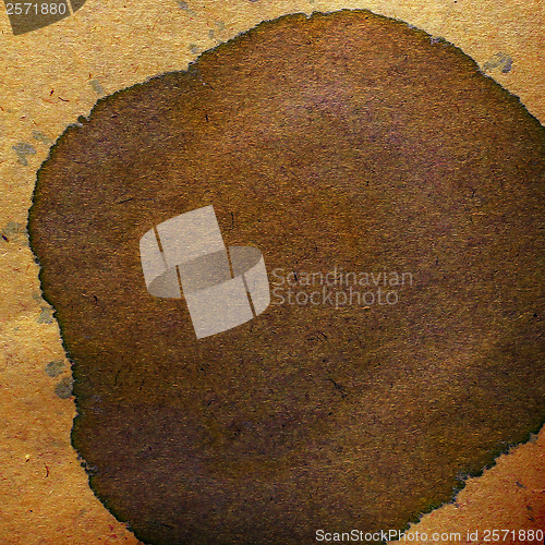 Image of watercolor abstract background paint color blob brown design spl