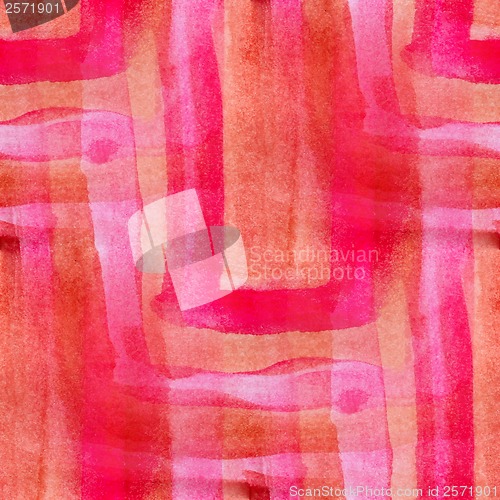 Image of abstract seamless painted watercolor red, orange background on p