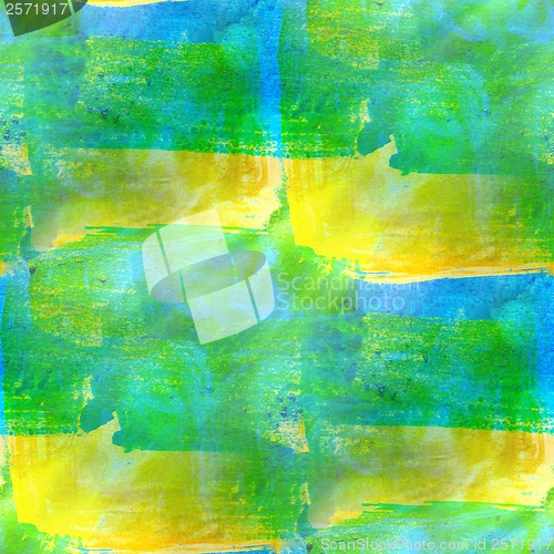 Image of pattern background yellow, green texture watercolor seamless abs