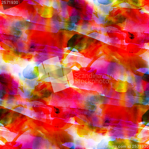 Image of raster seamless texture color watercolour red pink green abstrac