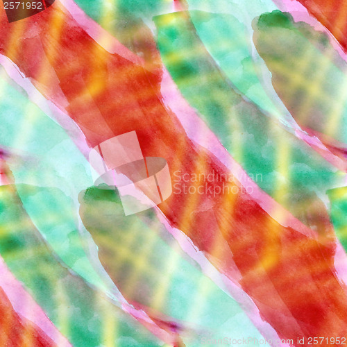 Image of tones abstract seamless painted green, brown watercolor backgrou
