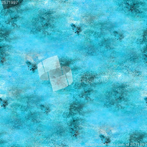 Image of macro blue stains, watercolor seamless texture paint wallpaper