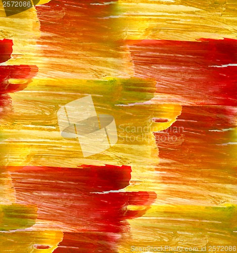 Image of seamless texture color watercolour yellow red abstract