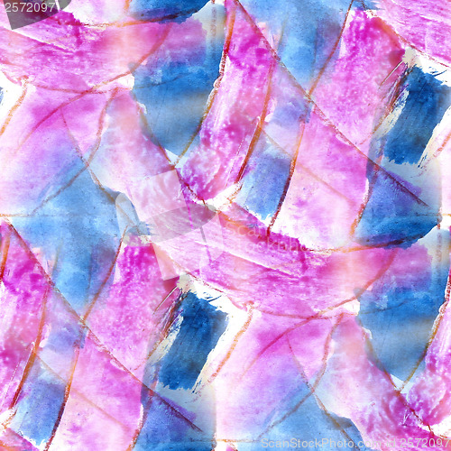 Image of tones abstract blue, purple, art isolated watercolor stain