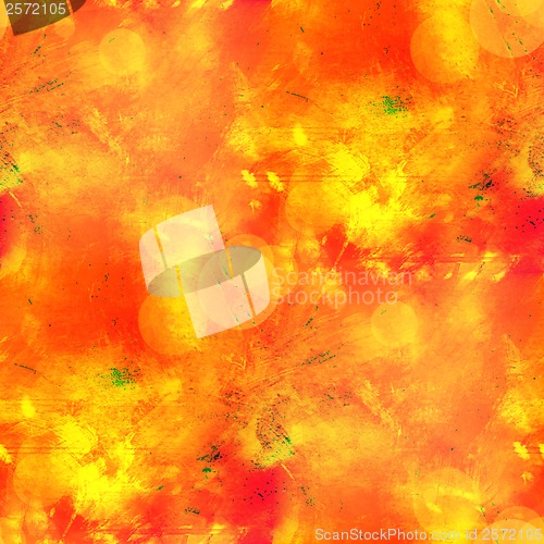 Image of sunlight seamless abstract art orange texture watercolor, wallpa