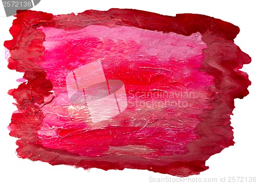 Image of watercolor brown red isolated on white for your design