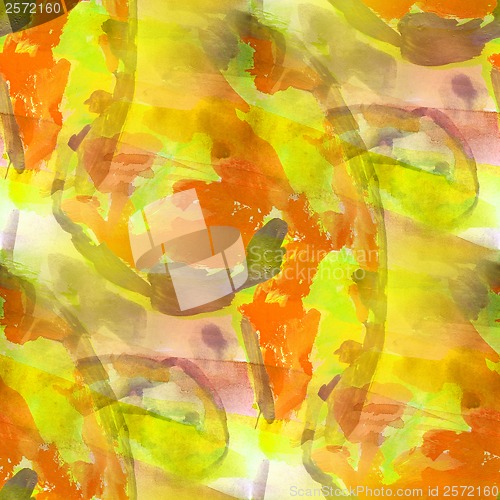 Image of artist watercolor background, seamless paint