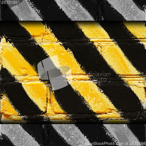 Image of yellow black stripe texture background grunge fabric abstract st