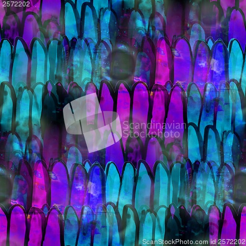 Image of seamless blue, purple art  texture background, watercolor abstra