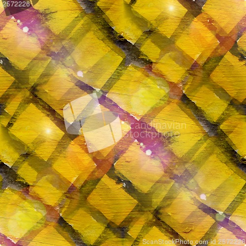 Image of sun glare grunge texture, watercolor seamless background, yellow