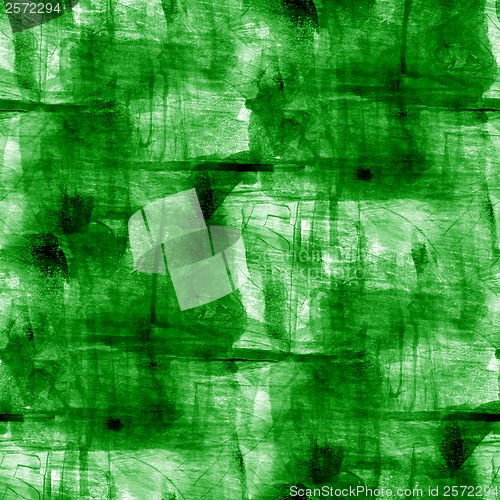 Image of green seamless, cubism abstract, art Picasso texture, watercolor