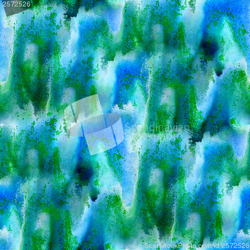 Image of seamless texture color watercolour blue green abstract
