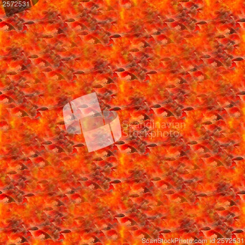 Image of wallpaper art background seamless red orange handmade bright wat