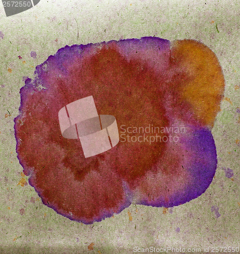 Image of watercolor brown purple old retro abstract paint background colo
