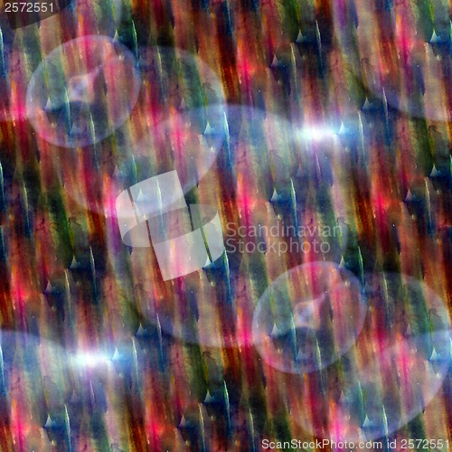 Image of glare from abstract watercolor green blue yellow red seamless te