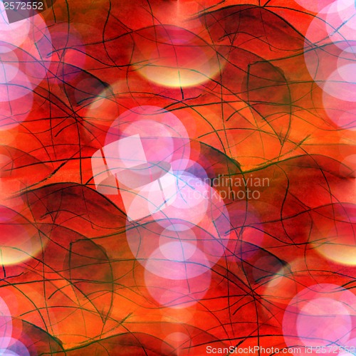 Image of sunlight macro orange stains, watercolor seamless texture paint