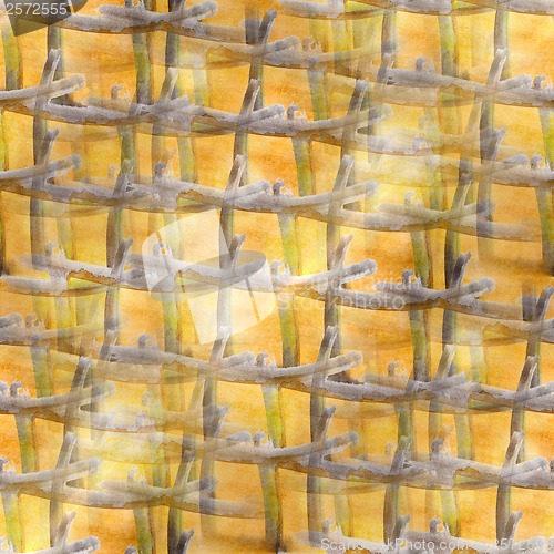 Image of yellow, black, mesh background texture watercolor seamless abstr