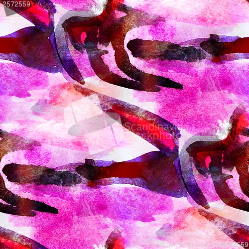 Image of purple, red seamless wallpaper watercolor abstract avant-garde a