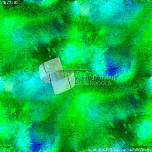 Image of seamless abstract green art texture watercolor wallpaper backgro