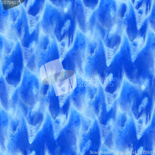 Image of watercolor seamless texture background abstract color blue water