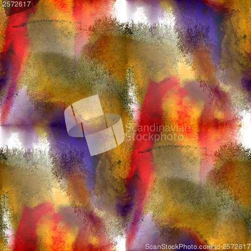 Image of art brown, red, purple avant-garde background hand paint seamles