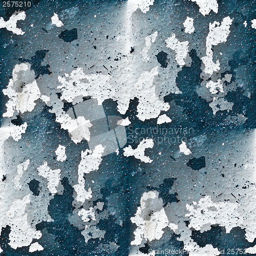 Image of blue white wall texture paint and abstraction