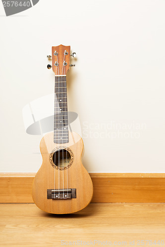 Image of Ukulele on the floor