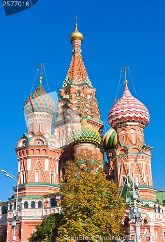 Image of Saint Basil Cathedral  in Moscow