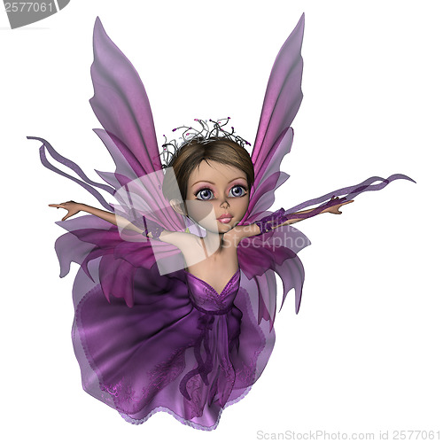 Image of Flying Little Fairy Butterfly