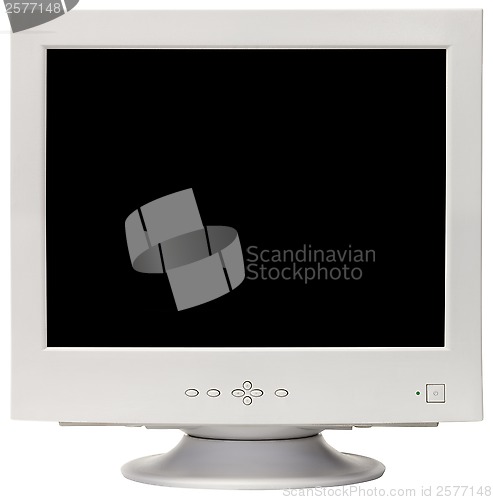 Image of CRT monitor cutout