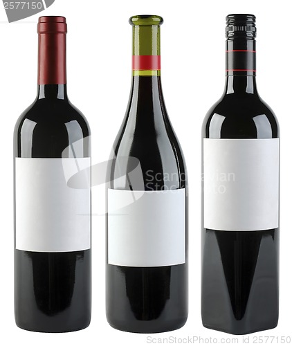 Image of Wine Bottles Template