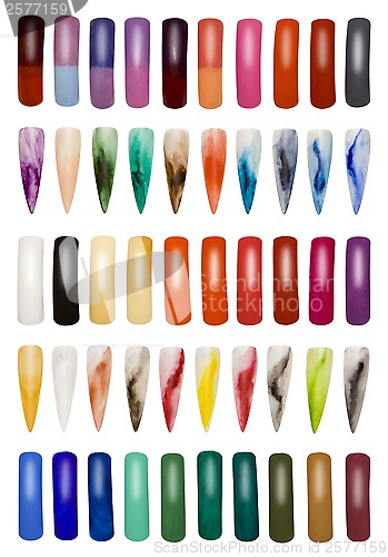 Image of Collection of Finger Nails Cutout