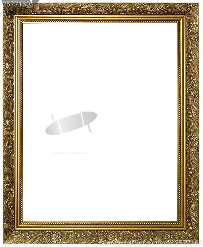Image of Golden Picture Frame Cutout