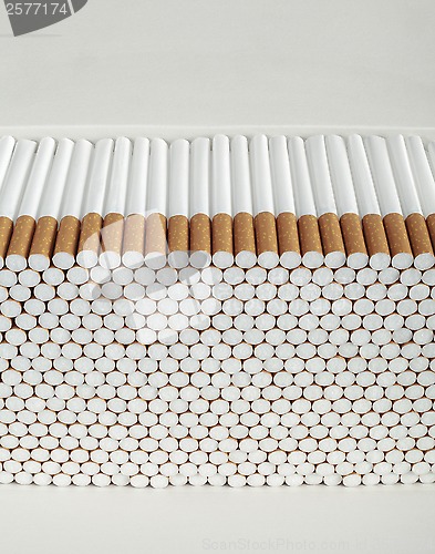 Image of Stack of Cigarettes