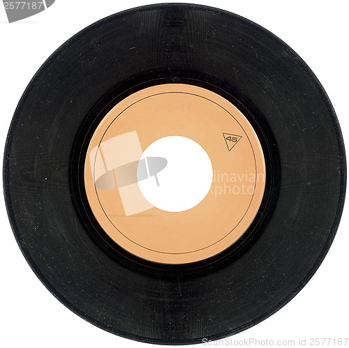 Image of 45rpm Vinyl record cutout