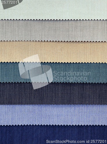 Image of Cold Tones Fabric Samples