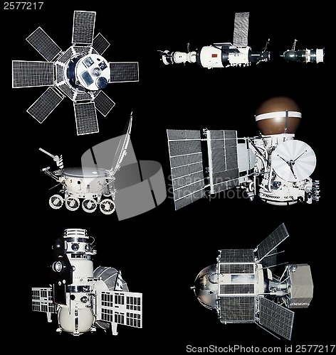 Image of Space Ships Probes Cutout